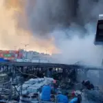 Атака на Харків: поліція оприлюднила відео зсередини “Епіцентру” у момент удару