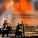 Пожежа на промисловому об’єкті Київщини триває вже добу