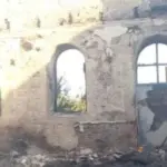 Росія вдарила трьома дронами по храму на Херсонщині, він згорів