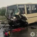 На Львівщині сталася масштабна аварія за участі маршрутки, загинуло четверо людей