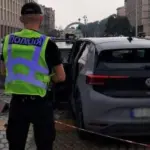 У Києві на Хрещатику Volkswagen в’їхав у підземний перехід