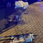 У Мінську дрон упав у дворі багатоквартирного житлового будинку