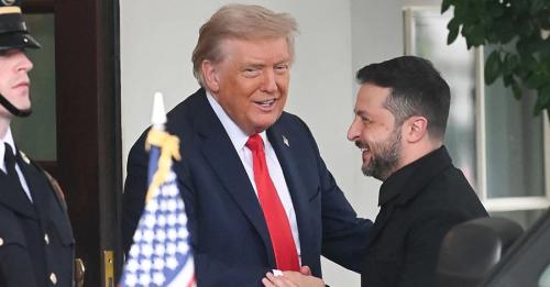 Трамп з посмішкою зустрів Зеленського та оцінив його піджак
