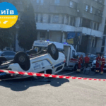 У центрі Києва сталася смертельна ДТП за участю автомобіля поліції