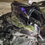 У Києві п'яний водій Mercedes врізався в мікроавтобус