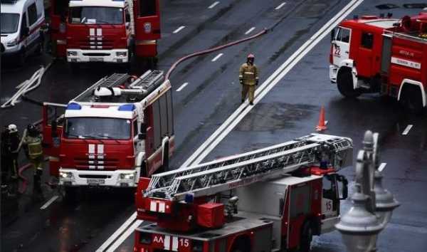Пожежа на Шатурській електростанції в Підмосков’ї.
