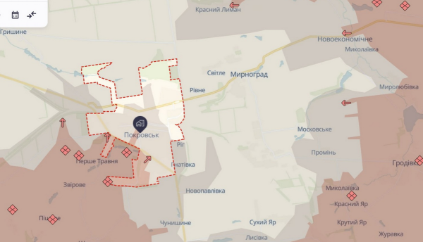 Росіяни наблизились до Мирнограда.