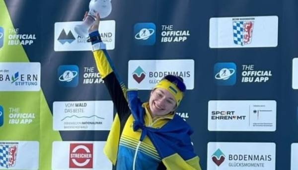 Тарасюк, біатлоністка, здобула Малий кришталевий глобус спринтерського заліку Кубка IBU