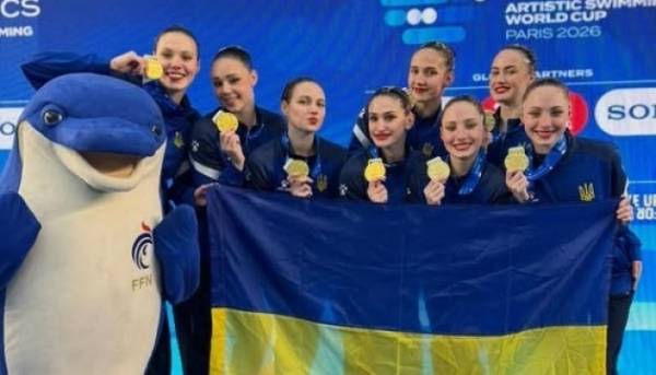 Українська команда з синхронного плавання здобула перемогу на етапі світового кубка.