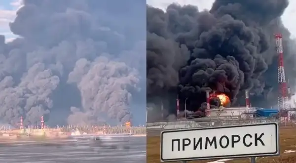 Безпілотники атакували російський нафтопровід поблизу Приморська.