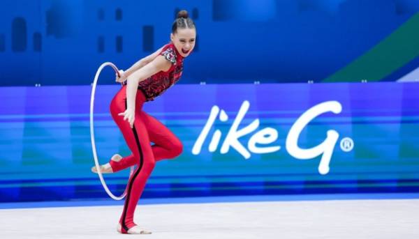 Українська гімнастка Онофрійчук здобула першість у вправах з обручем на Єврокубку