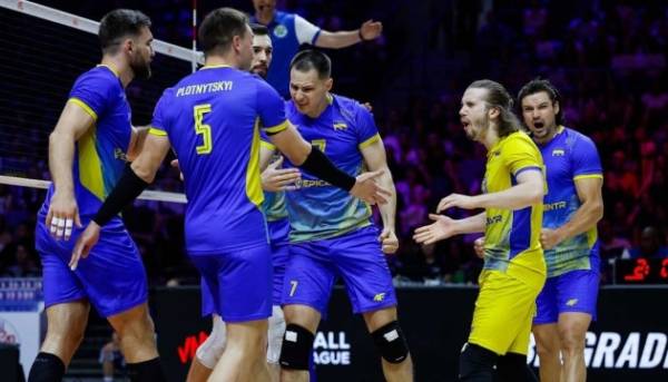 Збірна України з волейболу вперше в історії потрапила до плей-оф Ліги націй