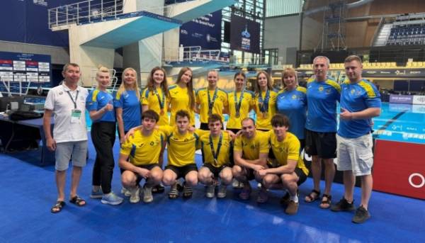 Україна потрапила до п’ятірки лідерів на чемпіонаті Європи з дайвінгу