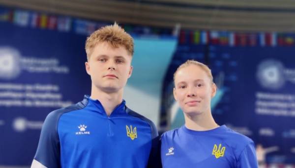 Українська команда отримала перше золото на Європейських змаганнях зі стрибків у воду 2026 року