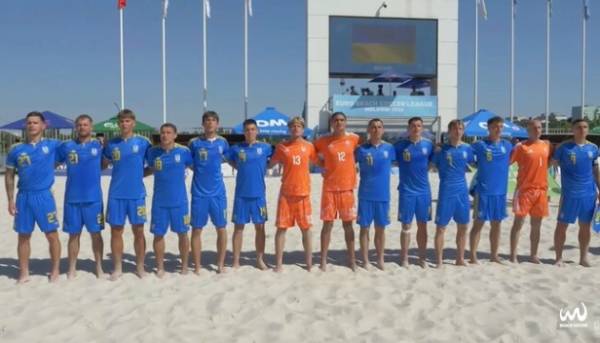 Збірна України здобула 5-ту позицію на етапі Євроліги з пляжного футболу 2026