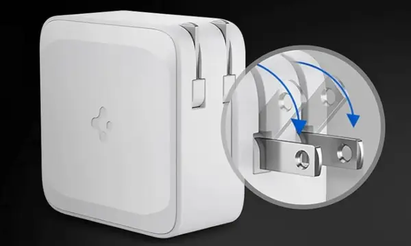 Багатопортовий зарядний пристрій Spigen 70W Dual USB-C GaN
