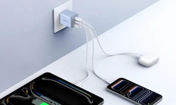 Багатопортовий зарядний пристрій Ugreen 3-Port 30W USB-C GaN