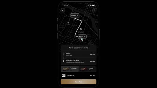 Tesla Cybercab door panel