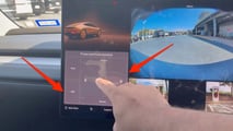 Екран керування Tesla Cybercab